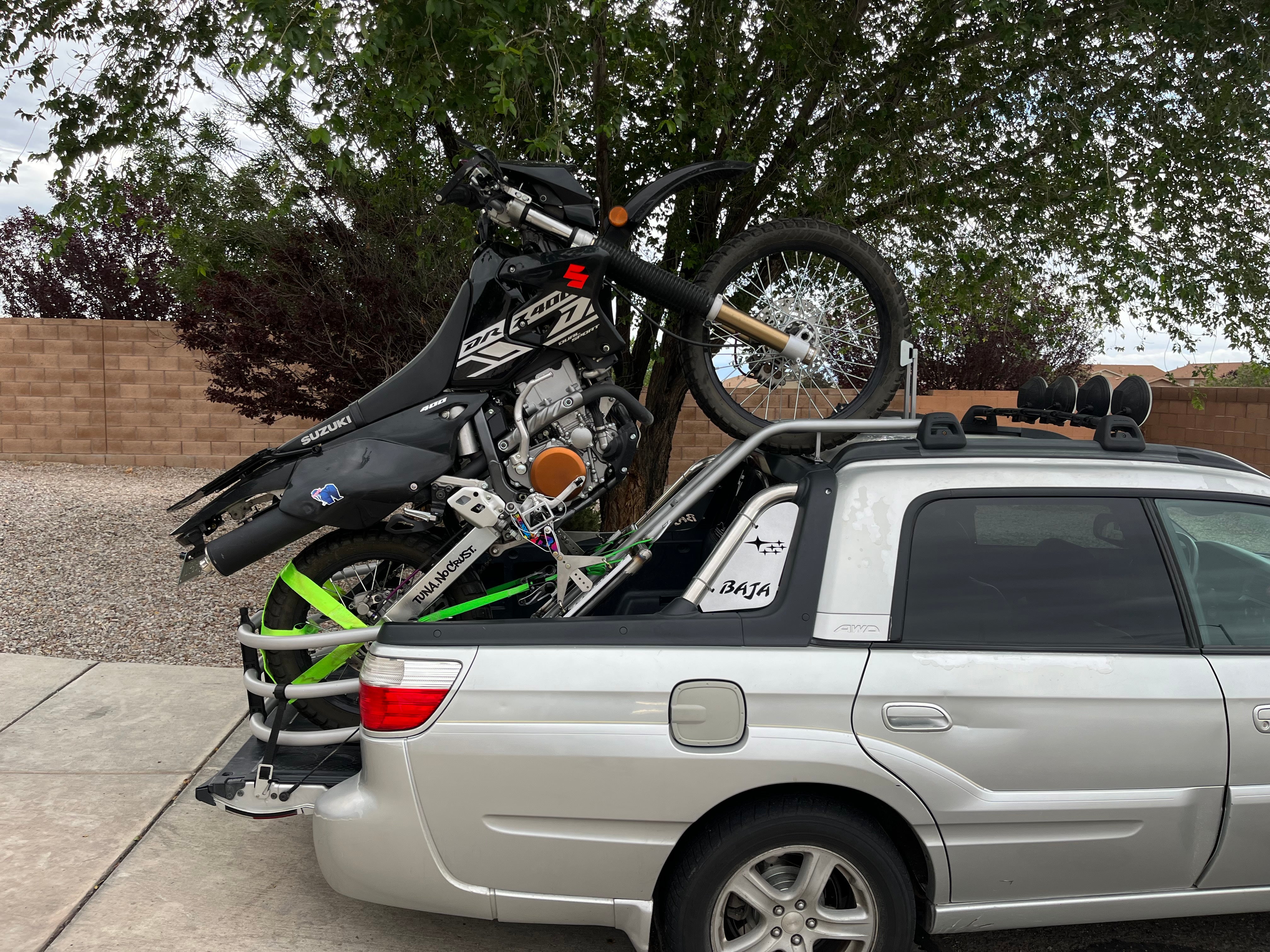 Subaru baja bike discount rack